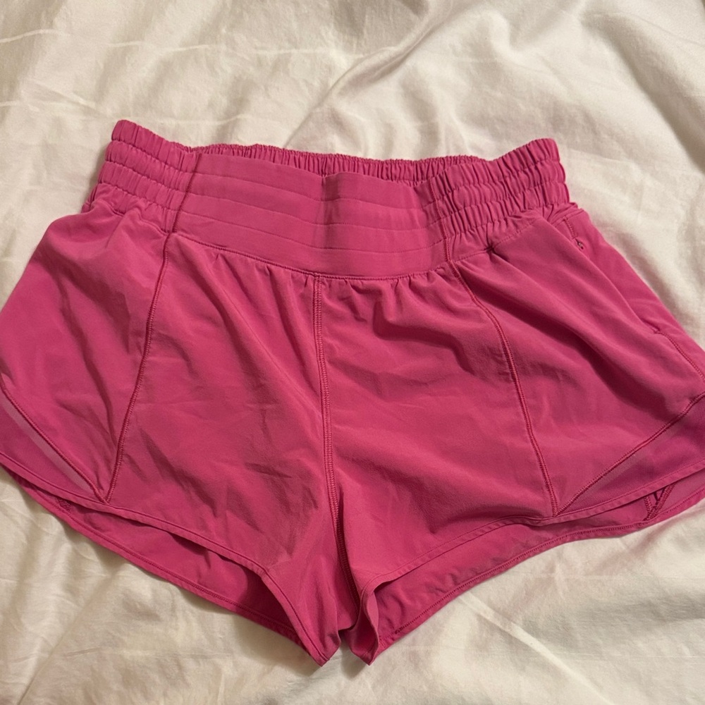 lululemon athletica Vibrant Pink Athletic Shorts